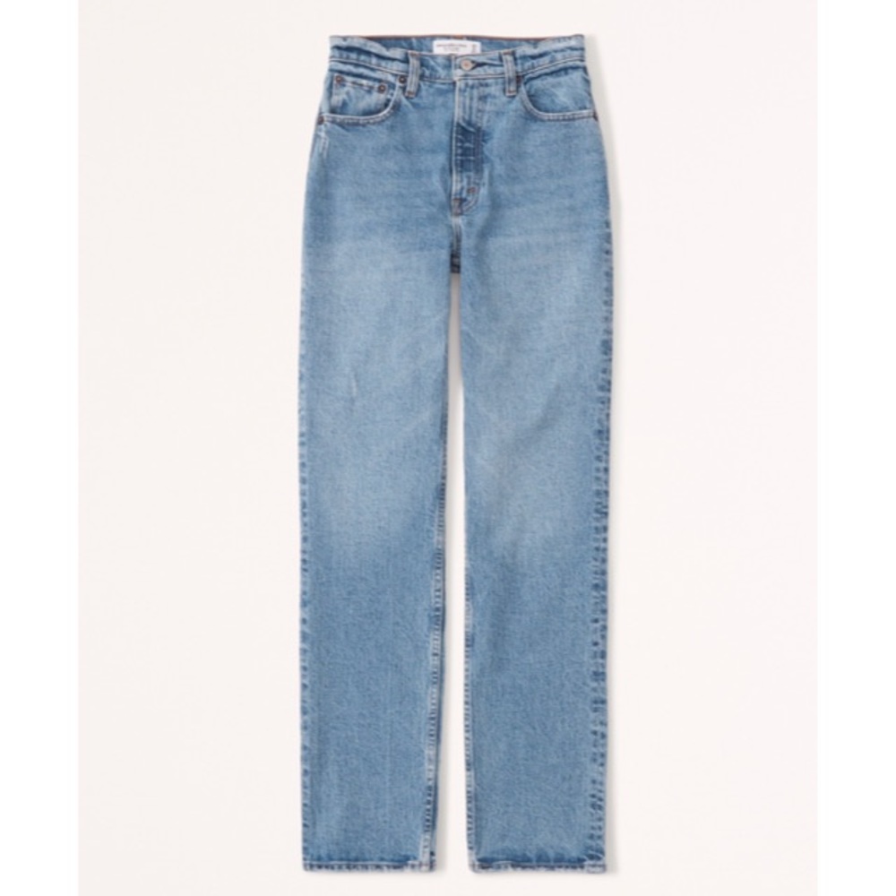 Abercrombie & Fitch The 90s Straight Ultra High Rise